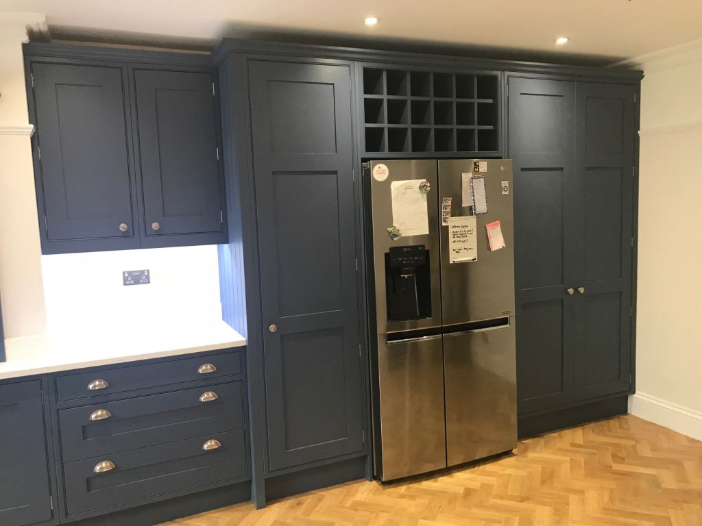 Chelsea black kitchen doors