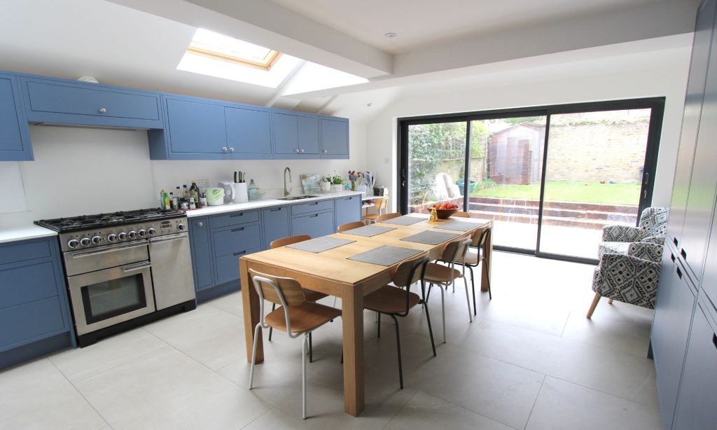 Chelsea blue kitchen doors