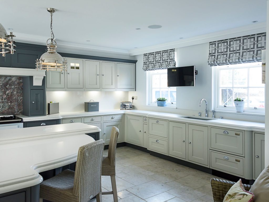 Hastings black and white kitchen doors