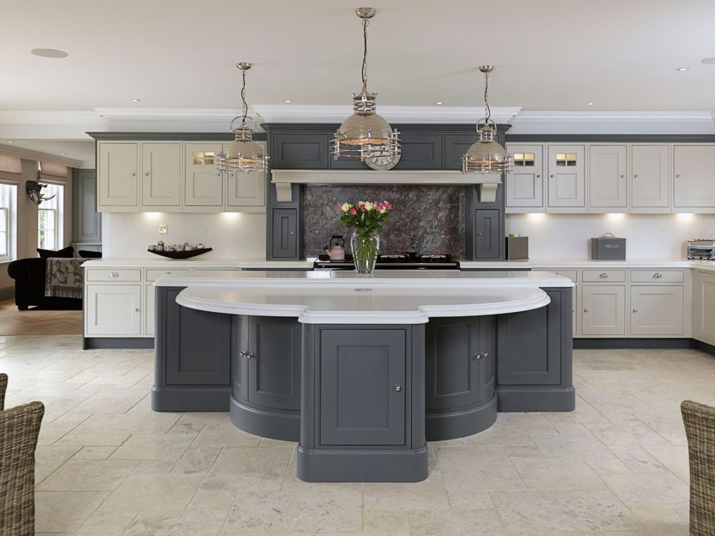 Hastings grey and white kitchen doors