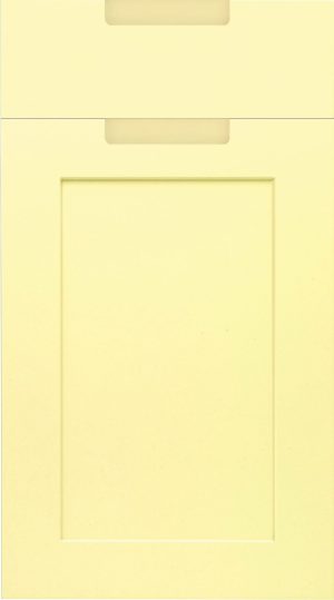 Mabel yellow kitchen door